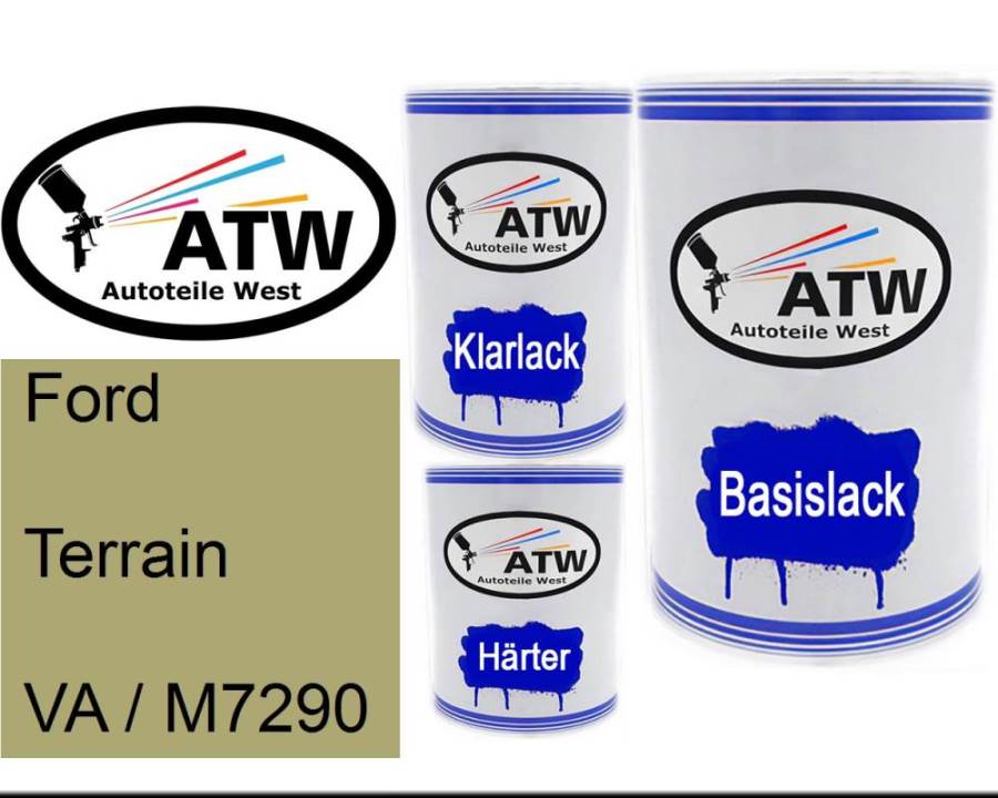 Ford, Terrain, VA / M7290: 500ml Lackdose + 500ml Klarlack + 250ml Härter - Set, von ATW Autoteile West.